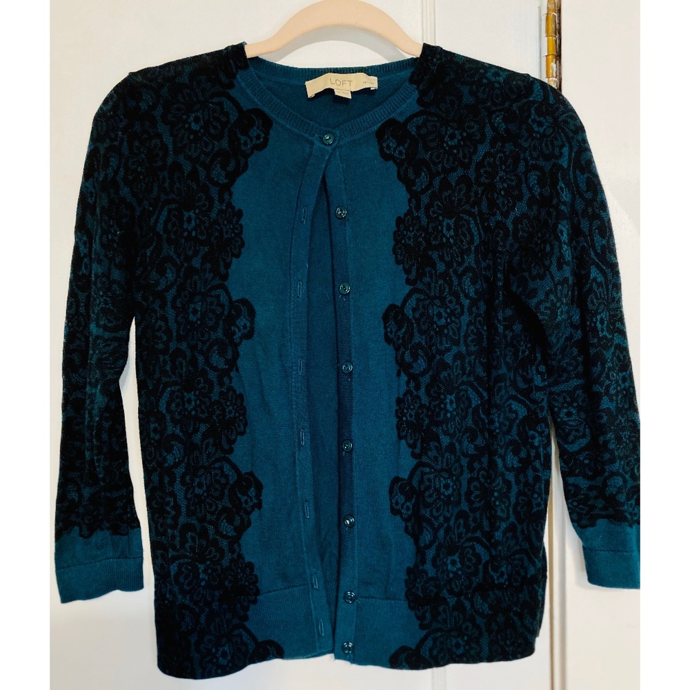 LOFT Emerald Green Cardigan